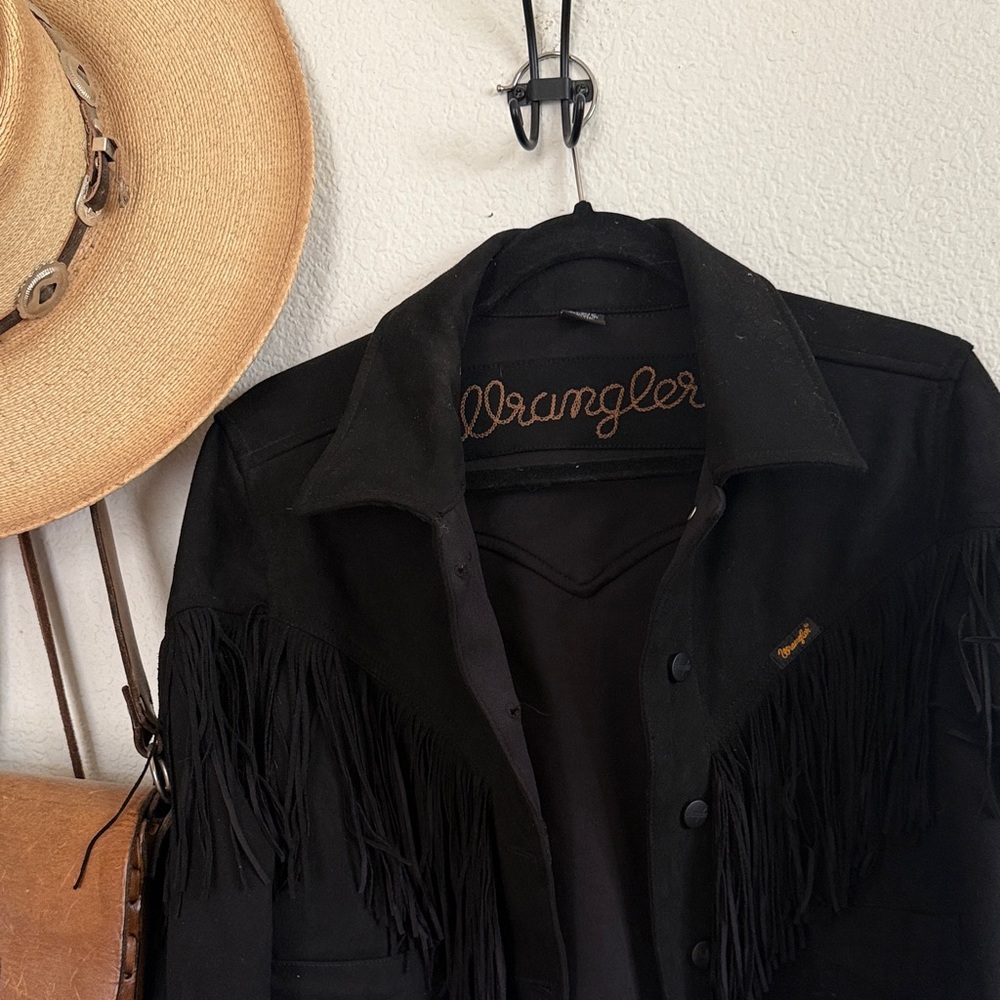 Wrangler Cropped Fringe Jacket